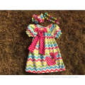 baby clothes clothing toddler clothes children clothes girls rainbow chevron dress bunny Easter dress baby girl clothes